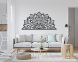 Mandala Semicircle Metal Wall Art