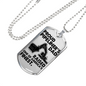 Proud Pipeliner's Dad - SILVER/GOLD Dog Tags!
