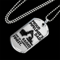 Proud Pipeliner's Dad - SILVER/GOLD Dog Tags!