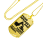 Proud Pipeliner's Dad - SILVER/GOLD Dog Tags!