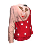 Light Skin Rudolph Ugly XMAS Sweatshirt