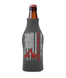 Pipeline US Flag Excavator Bottle Sleeve