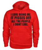 I Love Being Me Unisex Hoodie