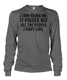I Love Being Me Unisex Long Sleeve