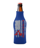 Pipeline US Flag Excavator Bottle Sleeve