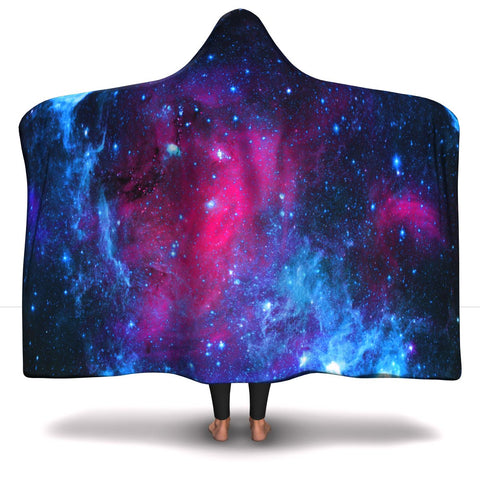 Infinite Galaxy Hooded Blanket