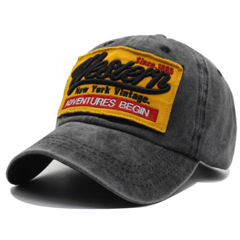 WESTERN New York Vintage Unisex Caps