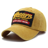 WESTERN New York Vintage Unisex Caps