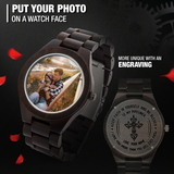 Keep Faith in Yourself - To My Pipeliner Wooden Watch